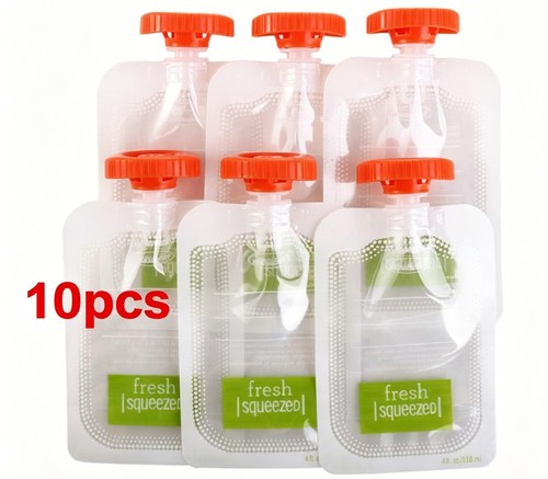 10pcs reusable food - reusable, pouches