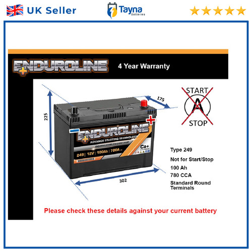 Battery fits subaru levorg - battery,