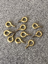 10 N0.3 x 5/8” Solid Brass