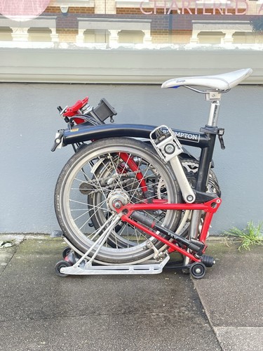 Brompton m6r folding - bike,