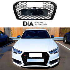 GLOSS BLACK HONEYCOMB MESH RS4