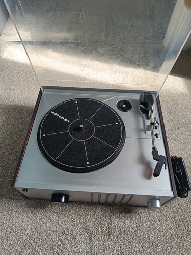 Crosley player tech - wood, &