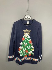 CHRISTMAS Jumper - Size Medium - Navy - Great Condition - Men’s