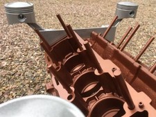 Bronze Alfa Romeo V6 Engine