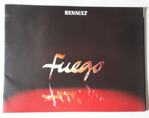 Renault fuego coupe - fuego, brochure