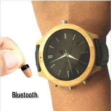 Bluetooth Watch Earpiece Wireless Gadget Bug Covert Invisible Ear Set
