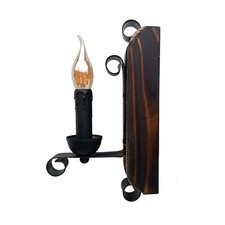 Wooden sconce for farmhouse