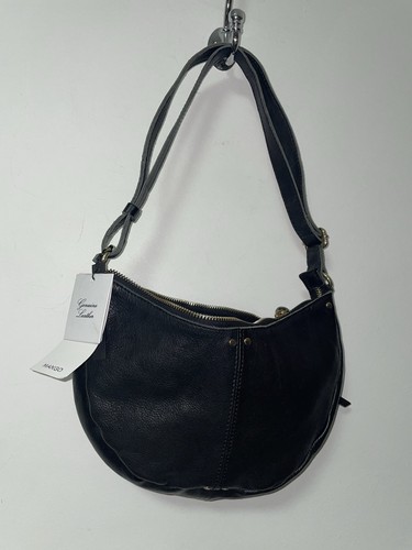 Mango black leather - black,