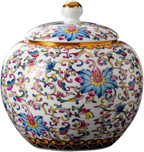 Ceramic tea jar airtight - jar,