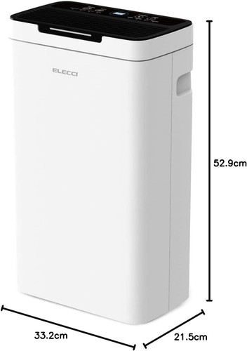 12l day dehumidifier for home - 12l/day,