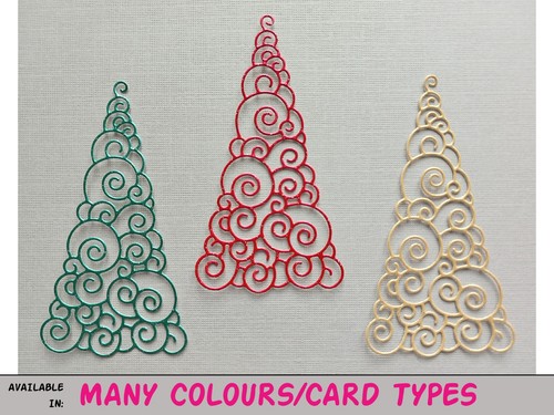 Christmas tree die - die, cuts