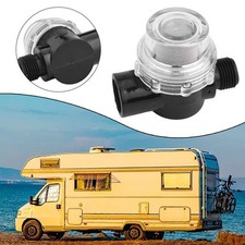 RV Trailer Pump Filter Water Pump Strainer with Stainless Steel Screen