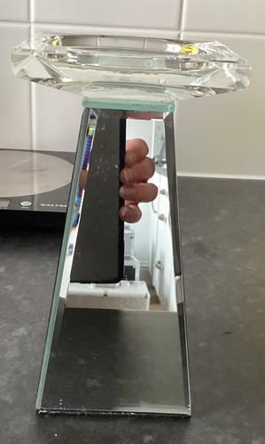 Unusual glass mirrored pyramid - unusual,