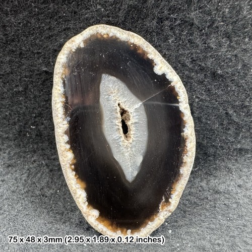 Agate slice mineral - slice,