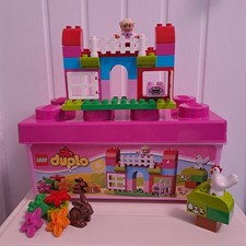 Lego Duplo All-in-One-Pink-Box-of-Fun 10571 Complete Storage Box VGC