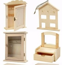 Wooden Key Hang Cabinet Hooks