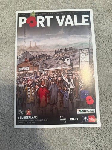 Port vale sunderland - v,