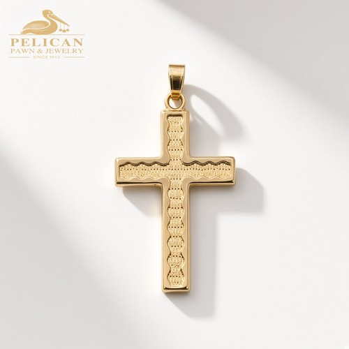 14k yellow gold - gold, wave