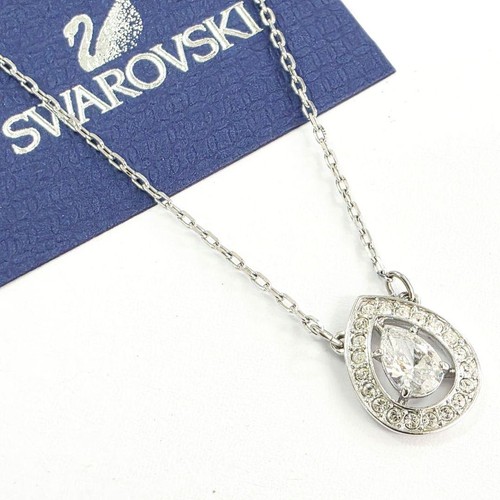 Swarovski drop necklace - swarovski, pair