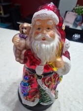 Thomas Pacconi Set Classics Blown Glass 14” Santa Rare 