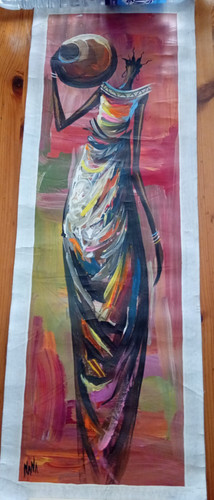 Set hand painted african - 2,