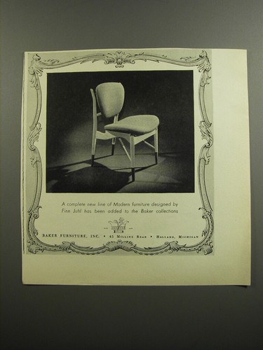 1952 baker modern chair - chair, by