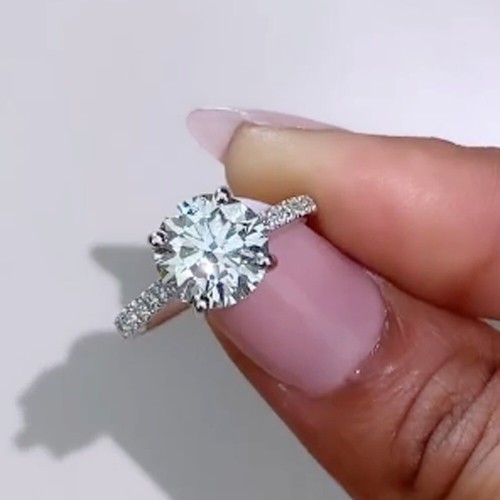 Tcw round cut moissanite - tcw,