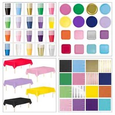 Solid Colours Party Plates