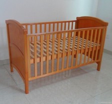 Kiddicare East Coast used cot bed in good condition with mattress