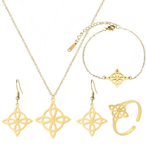 Witch knots pendant necklace - witch,