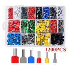 1200Pcs Twin Bootlace Ferrules