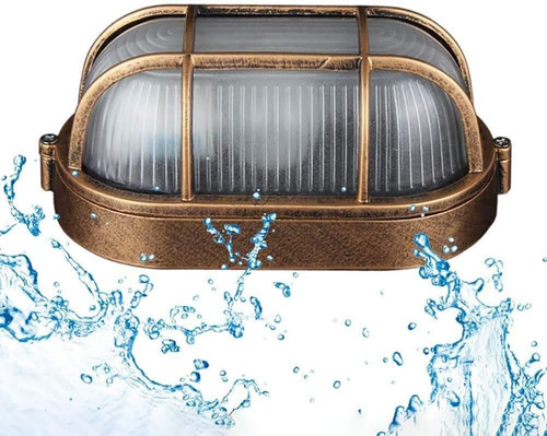 Oval bulkhead light - oval,