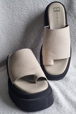 Womens Miista Cream Leather