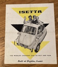 Isetta 3-wheeler Brochure Original
