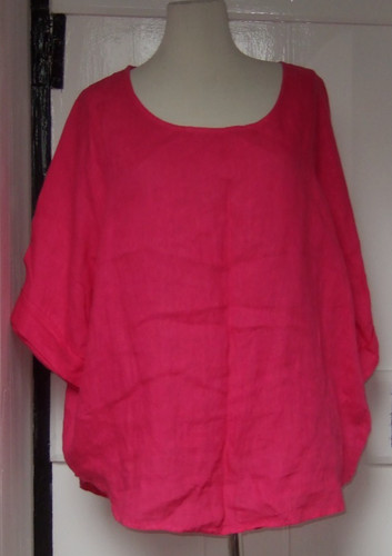 Valentyne pink linen - pink, tunic