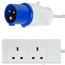 GENERATOR FLY LEAD 16A PLUG -