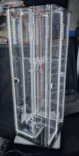 Rotating acrylic display - 27.5",