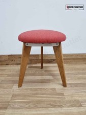 Orangebox Cubb Low Stool - Red Office Furniture Dressing Table *FREE DELIVERY*