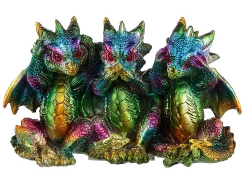 Dragons ornament hear no - -,