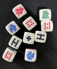 10 x poker Dice Set Craps