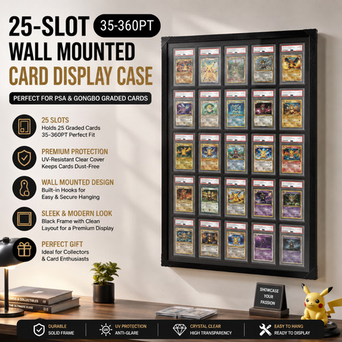 Slots graded card display - card,