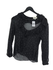 Athé (Vanessa Bruno) Women's Blouse UK 12 Black 100% Other Basic