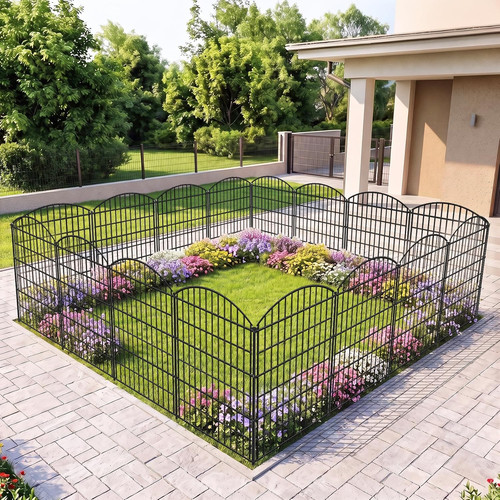 Decorative garden fence 101cm - decorative,