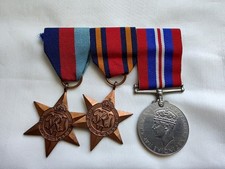 Three Original WW2 Medals from