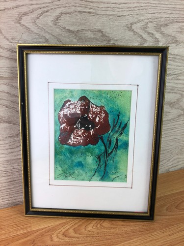 Signed and framed original - signed,