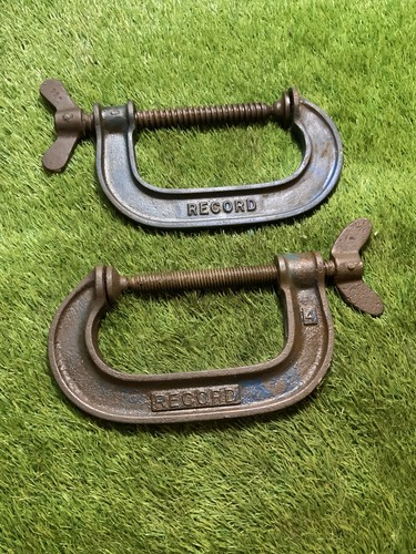 Vintage record g - no, clamps