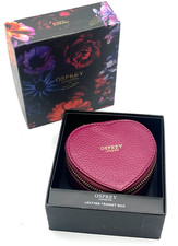 Osprey London By Graeme Ellisdon Heart Leather Trinket Box Boxed (FP113K)