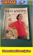 Vogue Knitting Book No 50 Clothing Knitting Pattern 1950s Vintage Book SOLD USED