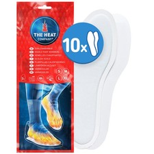 THE HEAT COMPANY Insole Foot Warmers - 10 Pairs - EXTRA WARM - 8 Hours of Warmth