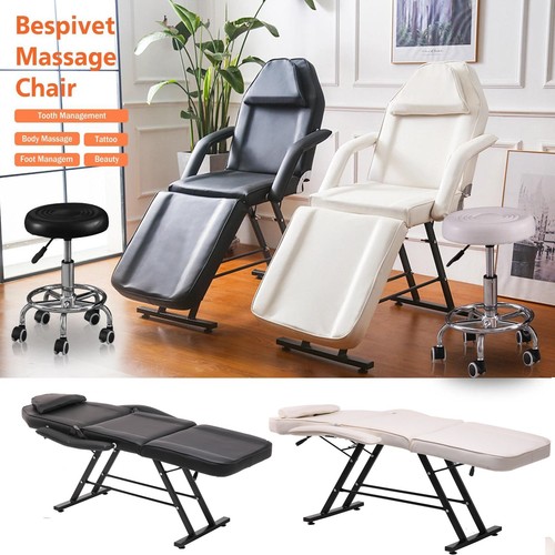 Beauty bed stool adjustable - w/stool,